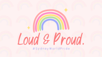 Pride Rainbow Facebook Event Cover Design