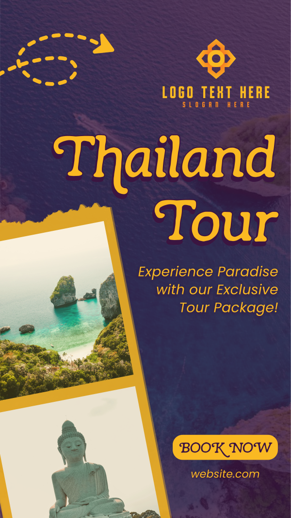 Thailand Tour Package Instagram Story Design