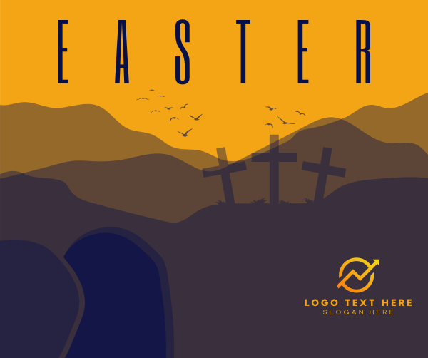 Easter Resurrection  Facebook Post Design Image Preview