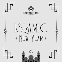 Bless Islamic New Year Linkedin Post Image Preview