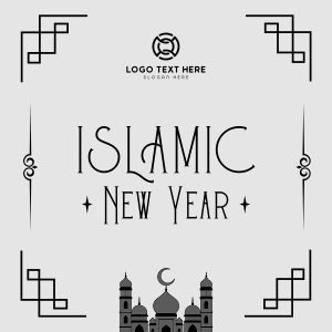Bless Islamic New Year Linkedin Post Image Preview
