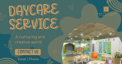 Playful Daycare Facility Facebook ad Image Preview