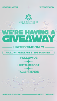Y2K Giveaway Announcement TikTok video Image Preview