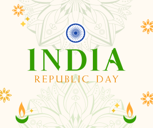 Decorative India Day Facebook post Image Preview