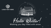 Snow Globe Facebook Event Cover Design