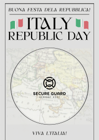Retro Italian Republic Day Flyer Image Preview