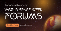 Space Week Forums Facebook Ad Image Preview