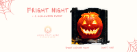Fright Night Party Facebook cover Image Preview