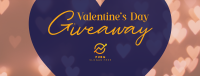 Valentine's Giveaway Facebook Cover Design