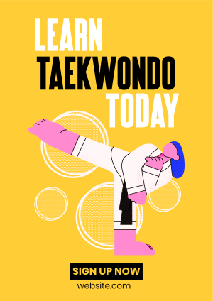 Taekwondo for All Flyer Image Preview