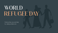 Helping Refugee Facebook Event Cover Design