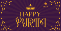 Burst Purim Festival Facebook Ad Design