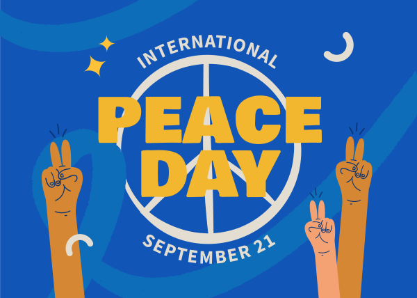 Peace Day Postcard Design Image Preview
