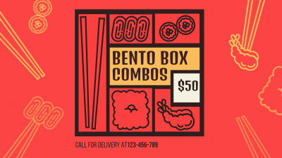 Bento Box Combo Facebook event cover Image Preview