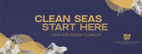 World Ocean Day Clean Up Drive Facebook Cover Image Preview