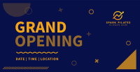 Geometric Shapes Grand Opening Facebook ad Image Preview