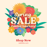 Spring Sale bouquet Instagram post Image Preview