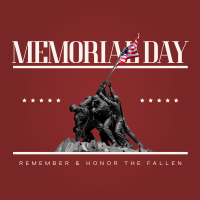 Solemn Memorial Day Instagram post Image Preview