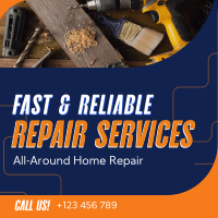 Handyman Repair Service Instagram post Image Preview