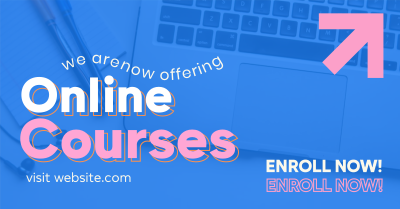 Online Courses Enrollment Facebook ad Image Preview