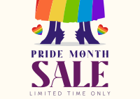 Pride Clearance Sale Postcard Image Preview