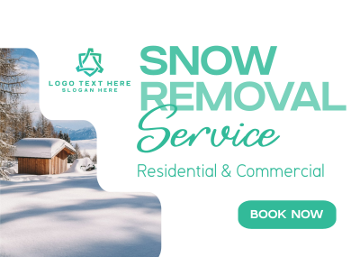 Snow Removers Postcard Image Preview