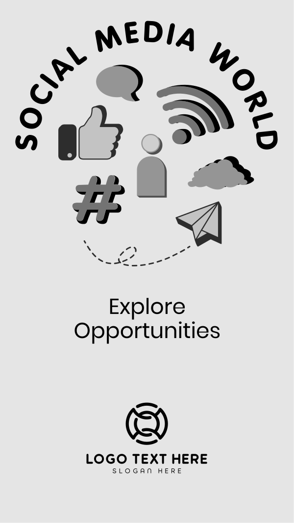 Social Media World Instagram Story Design Image Preview