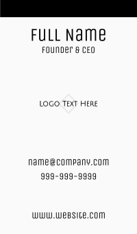 Modern Office Business Card Design