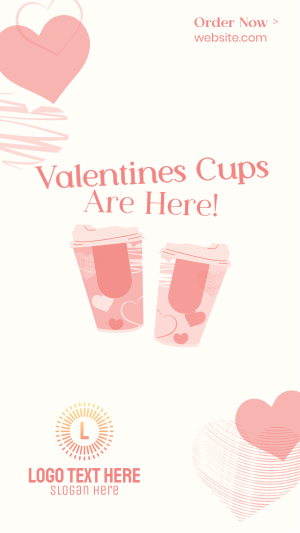 Valentine Cups Instagram story Image Preview