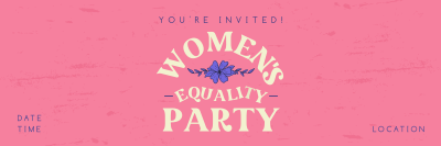 Women's Equality Celebration Twitter header (cover) Image Preview