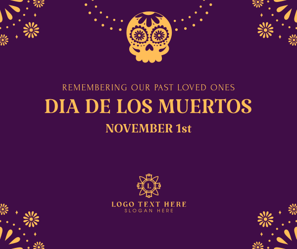 Dia De Muertos Facebook Post Design Image Preview