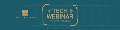 Tech Webinar Twitch banner Image Preview