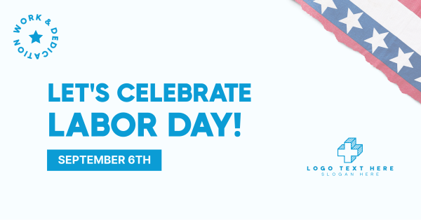Celebrate Labor Day Facebook Ad Design Image Preview