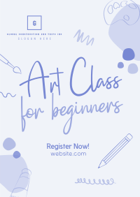 Doodle Class Poster Image Preview