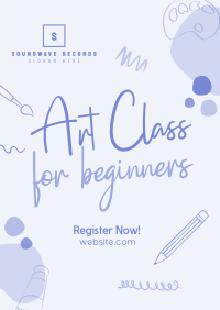 Doodle Class Poster Image Preview