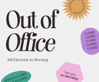 Out of Office Facebook post Image Preview