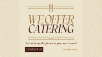 Luxurious Restaurant Catering Animation Preview