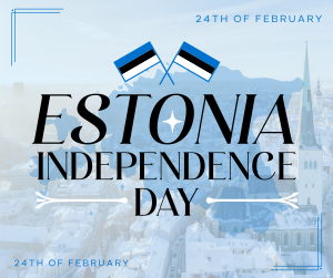 Majestic Estonia Independence Day Facebook post Image Preview