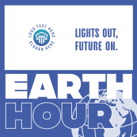 Earth Hour Movement Instagram Post Design