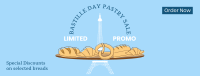 Bastille Day Breads Facebook cover Image Preview