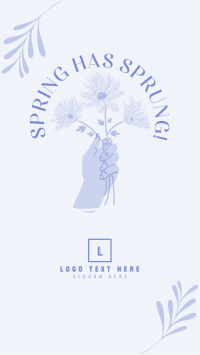 Spring has Sprung Instagram Story Design
