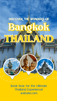 Thailand Travel Tour Instagram Story Design