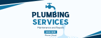 Home Plumbing Services Facebook Cover Design