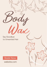 Body Waxing Service Flyer Image Preview