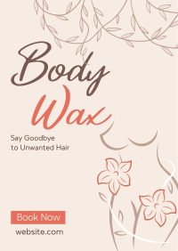 Body Waxing Service Flyer Design