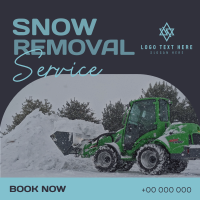 Snow Remover Service Instagram Post Design