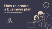 How to Create a Business Plan Facebook Event Cover Design