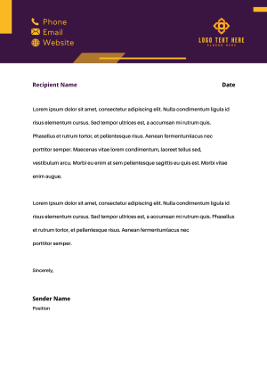 Simple Professional Letterhead Image Preview