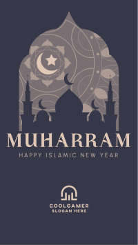 Happy Muharram Facebook Story Design