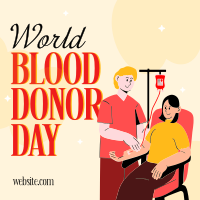 Blood Donors Instagram Post Image Preview